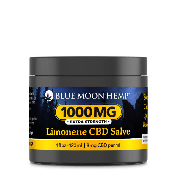 Blue Moon Hemp CBD Salve Limonene 4oz 1000mg