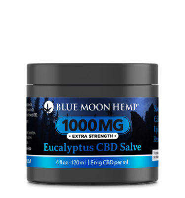 Blue Moon Hemp CBD Salve Eucalyptus 4oz 1000mg