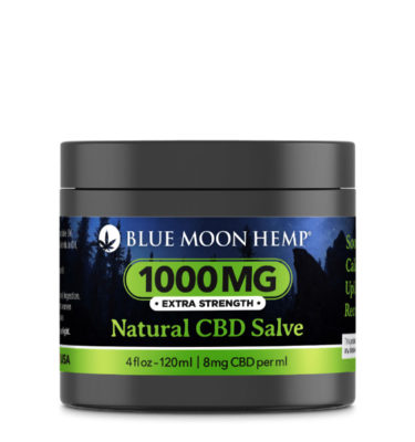 Blue Moon Hemp CBD Salve Natural 4oz 1000mg