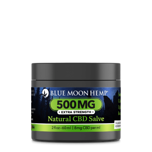 Blue Moon Hemp CBD Salve Natural 4oz 500mg