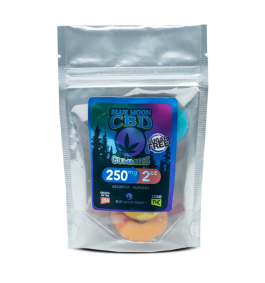 Blue Moon Hemp CBD Sugar Free Gummies 250mg 8pc