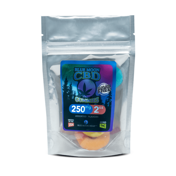 Blue Moon Hemp CBD Sugar Free Gummies 250mg 8pc