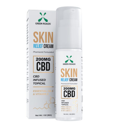 Green Roads Skin Relief Cream 200mg Box-of-4