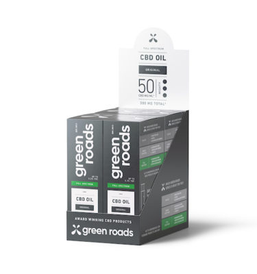 Green Roads Full Spectrum CBD Oil Tincture Box-of-4 (Choose Strength)