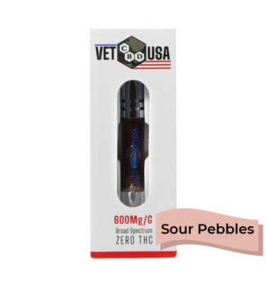 VET CBD USA Full-Gram Cartridge 600mg (Choose Flavor)