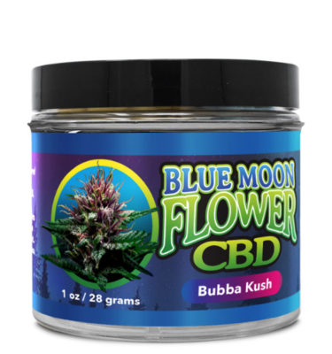 Blue Moon Hemp CBD Flower Buds Bubba Kush (Choose Size)